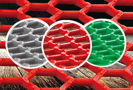 扁六角防滑地墊